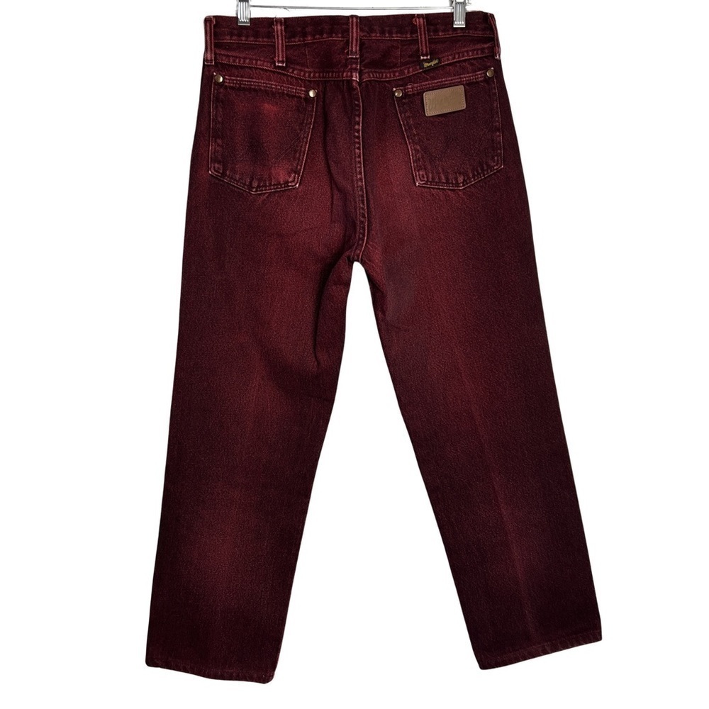 Wrangler Vintage Red Relaxed Fit Straight Leg Jeans
